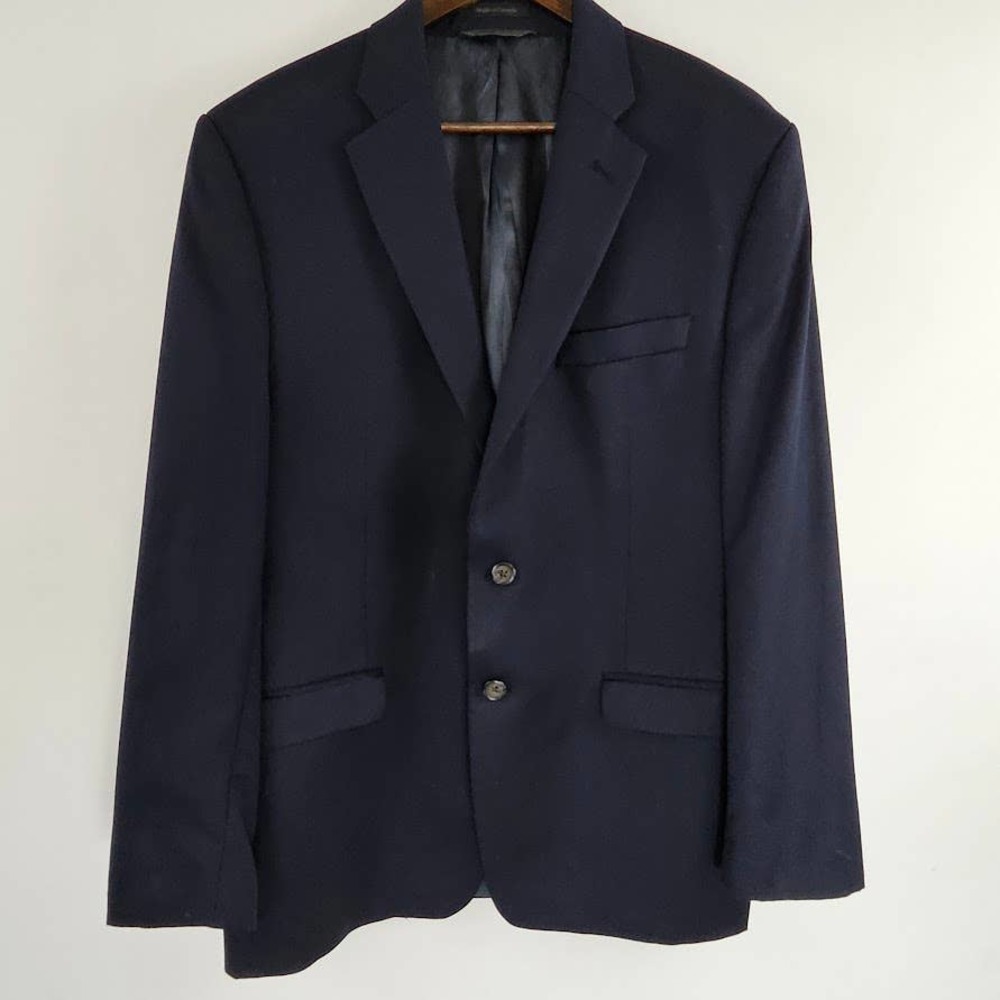 Lauren Ralph Lauren Men's Blazer Sport Jacket 100% Wool Two Button Size 44R